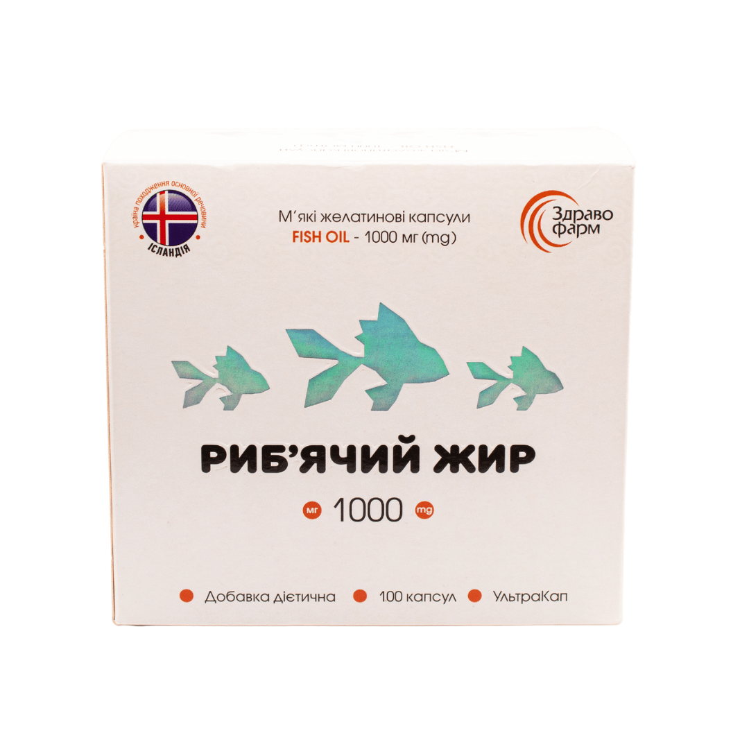 Риб'ячий жир УльтраКап 1000мг №100